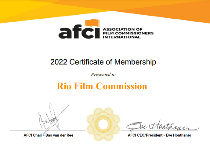 Rio Film Commission se filia à AFCI – Association of Film Commissioners International